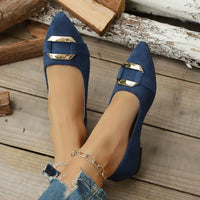 Spring and Autumn Elegant Pointed Sexy Low Heel Casual Shoes Fashionable Best Selling New Comfortable Women's Single Shoes