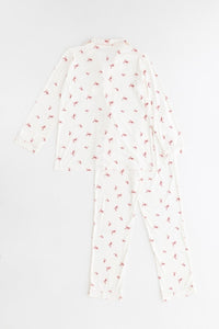 Adult COZY Rosy Ribbon Pyjamas